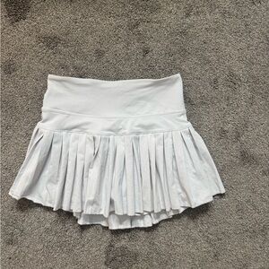 Gold Hinge Women’s Pleated Tennis Skirt - White - S